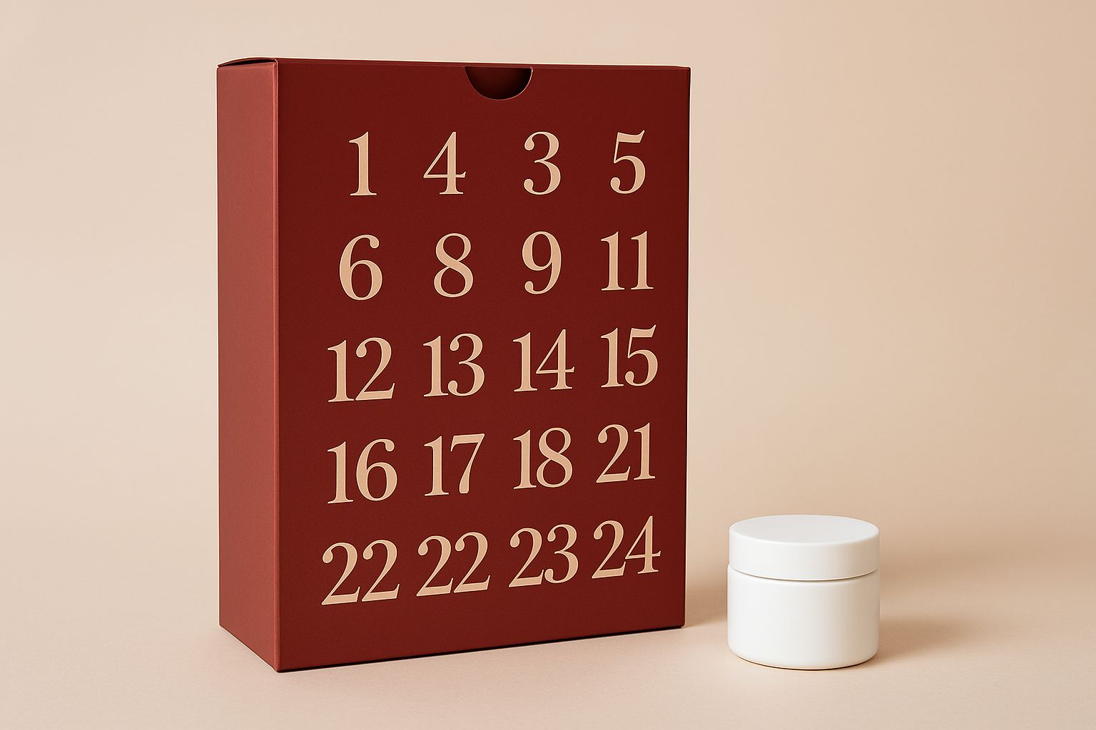 Ansiktsrutin med rengöring, serum och fuktkräm i vintermiljö